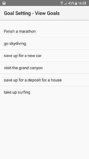 Simple Goal Setting App скриншот 4
