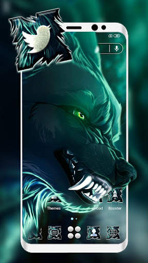Angry Wolf Launcher Themes screenshot 1