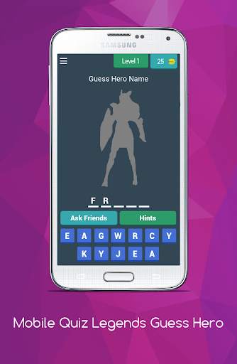 Mobile Quiz Legends : Guess Hero screenshot 1
