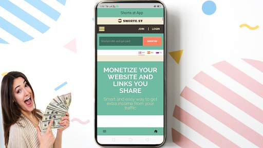 Shorte.st App - URL shortener Earn Money स्क्रीनशॉट 2
