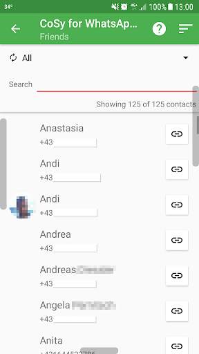 CoSy Contact Sync for WhatsApp (ROOT) screenshot 2