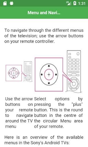 Guide for Sony Android TV screenshot 3