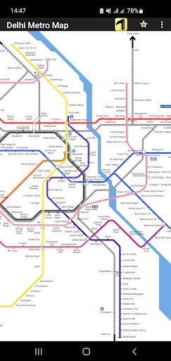 Delhi Metro Map screenshot 2
