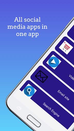 All in one social media and social network app screenshot 1