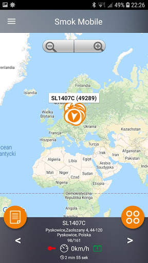 SMOK Mobile - monitoring GPS screenshot 2