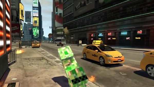 Cube Craft Mod for GTA screenshot 1