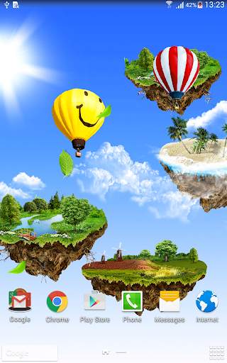 Flying Islands Live Wallpaper 5 تصوير الشاشة