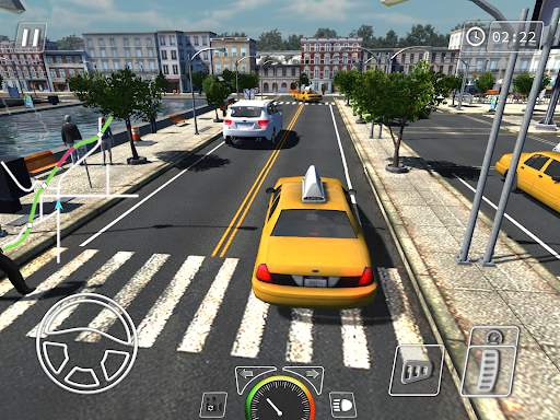 City Taxi Driving Simulator 3D screenshot 6