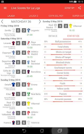 Live Scores for La Liga 2024 screenshot 11