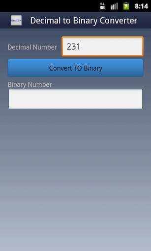Decimal To Binary Converter скриншот 4