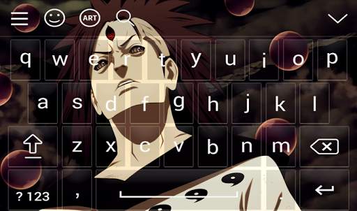 uchiha sharingan madara keyboard स्क्रीनशॉट 1