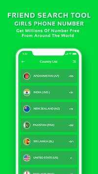Friend Search For WhatsApp Number  Simulator screenshot 5