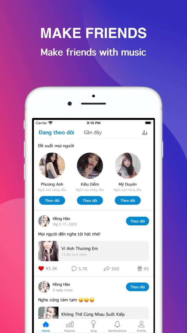 Hakara - Sing karaoke Vietnam, voice recorder screenshot 5