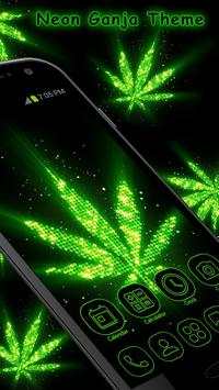 Neon Ganja GO Launcher Theme screenshot 1