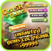 Cheat For Clash Of Clans prank आइकन