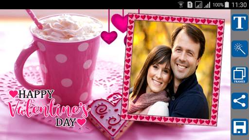 Happy Valentine's Day Photo Frames 1 تصوير الشاشة