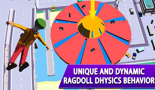 Stuntman: Ragdoll simulator games with trampoline screenshot 7
