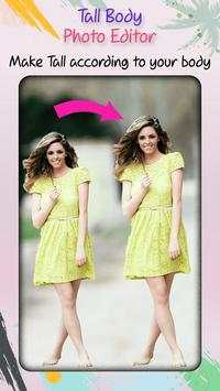 Tall Body Photo Editor 2 تصوير الشاشة