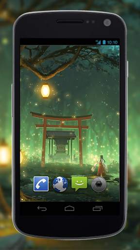 Anime Fan Wallpaper of Miko Fox screenshot 3