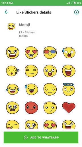 Like Stickers For WhatsApp - WAStickerApps screenshot 4