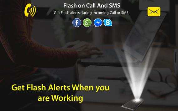 Flash alert: Call & SMS, LED, Flashlight, Blink screenshot 4