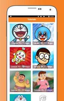 How to Draw Doraemon Characters screenshot 1