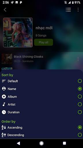 Music player & Mp3 player 6 تصوير الشاشة