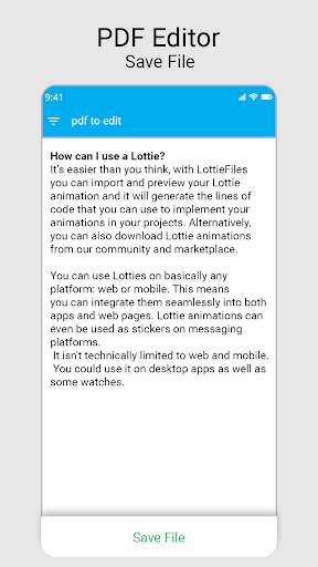 Pdf Editor, Edit Word And Convert Pdf to text screenshot 3