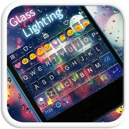 Glass Lighting Emoji Keyboard icon