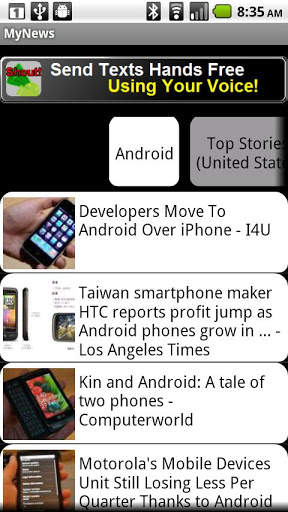 MyNews - Customize Your News! screenshot 1