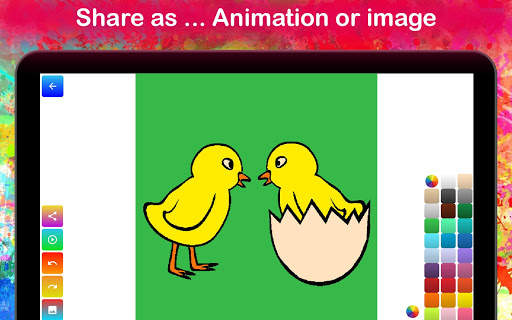 Glitter Bird Coloring Pages Game for kids🐦 screenshot 10