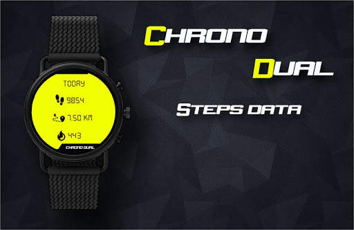 Chrono Dual Watch Face & Clock Live Wallpaper screenshot 7