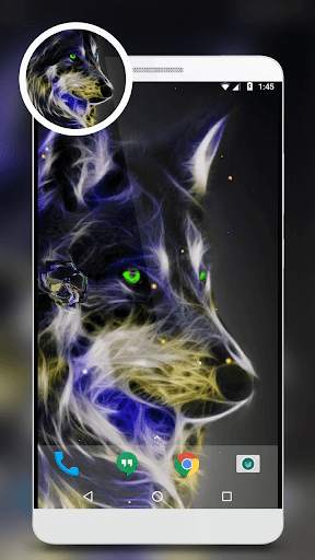 Glow Animal 3D Live Wallpaper screenshot 3