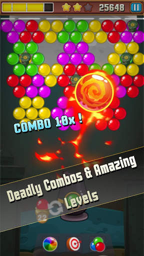 Gelembung Penembak Membingungkan: Zombie Cocokkan3 screenshot 3