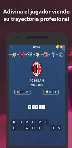 Adivina el jugador Quiz Fútbol screenshot 1
