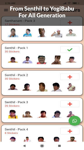 Tamil Comedian Stickers - 700  Funny Stickers screenshot 3
