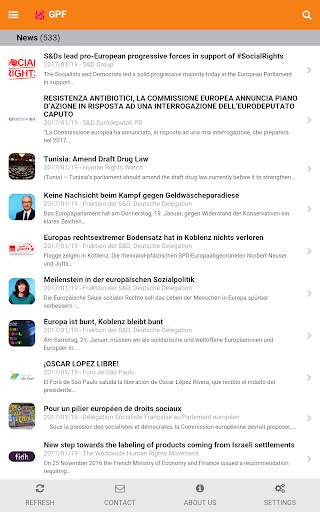 GPF News screenshot 2