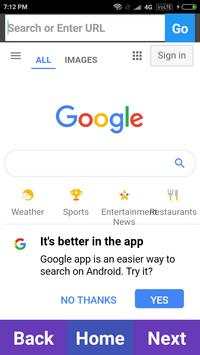Googal Browser screenshot 1