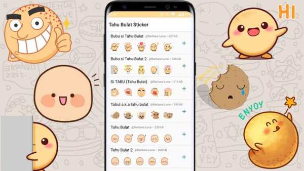 Bubu si Tahu Bulat - Sticker Makanan Lucu screenshot 1