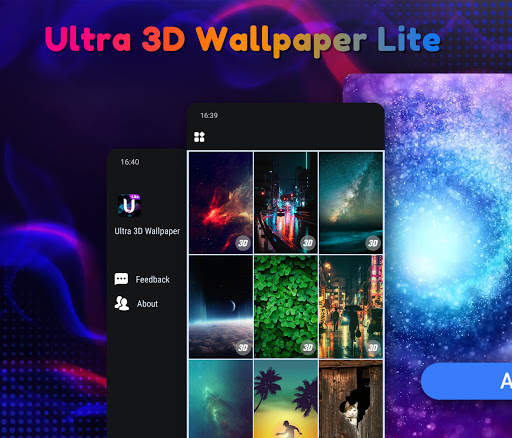 Ultra 3D Wallaper Lite screenshot 1