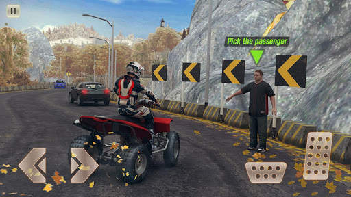 Offroad ATV Taxi Bike Riding Game screenshot 1