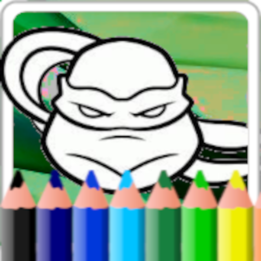 Ninja Coloring Super Turtle icon
