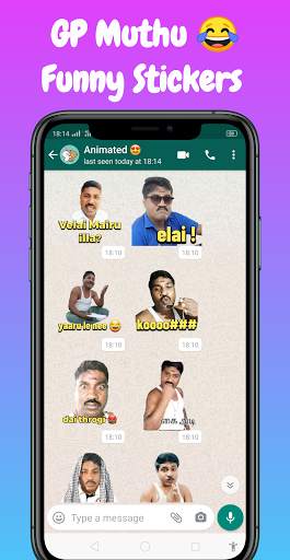 GP Muthu Tamil Comedy Stickers screenshot 1