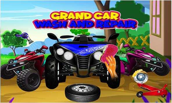 Multi Quad Bike Repair Mechanic Workshop Games screenshot 2