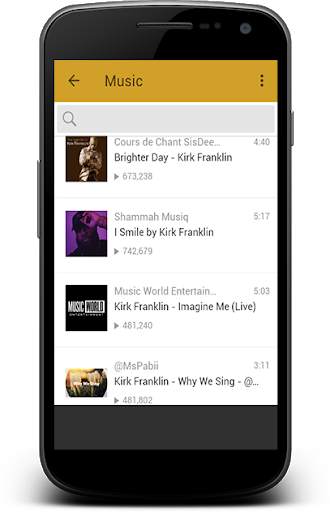 Kirk Franklin Music Playlist 3 تصوير الشاشة