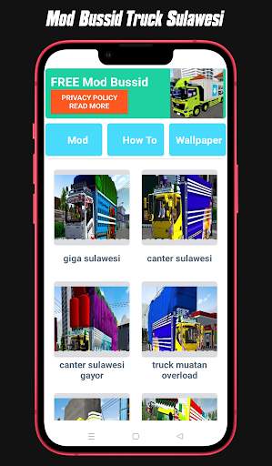 Bussid Mod Truck Sulawesi screenshot 2