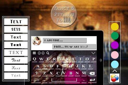 My Photo Keyboard with Emoji screenshot 3