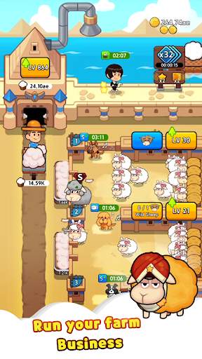 Sheep Farm : Idle Games & Tyco screenshot 4