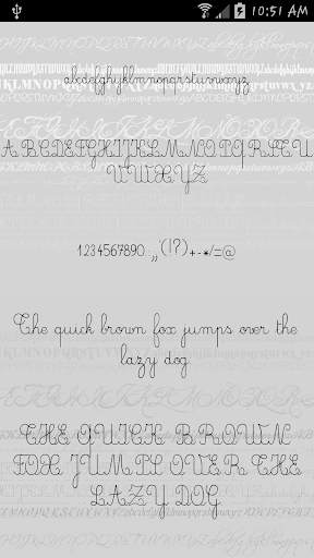 Fonts - Sexy for FlipFont Free screenshot 6