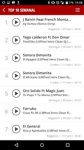 Latino Music Pool screenshot 6